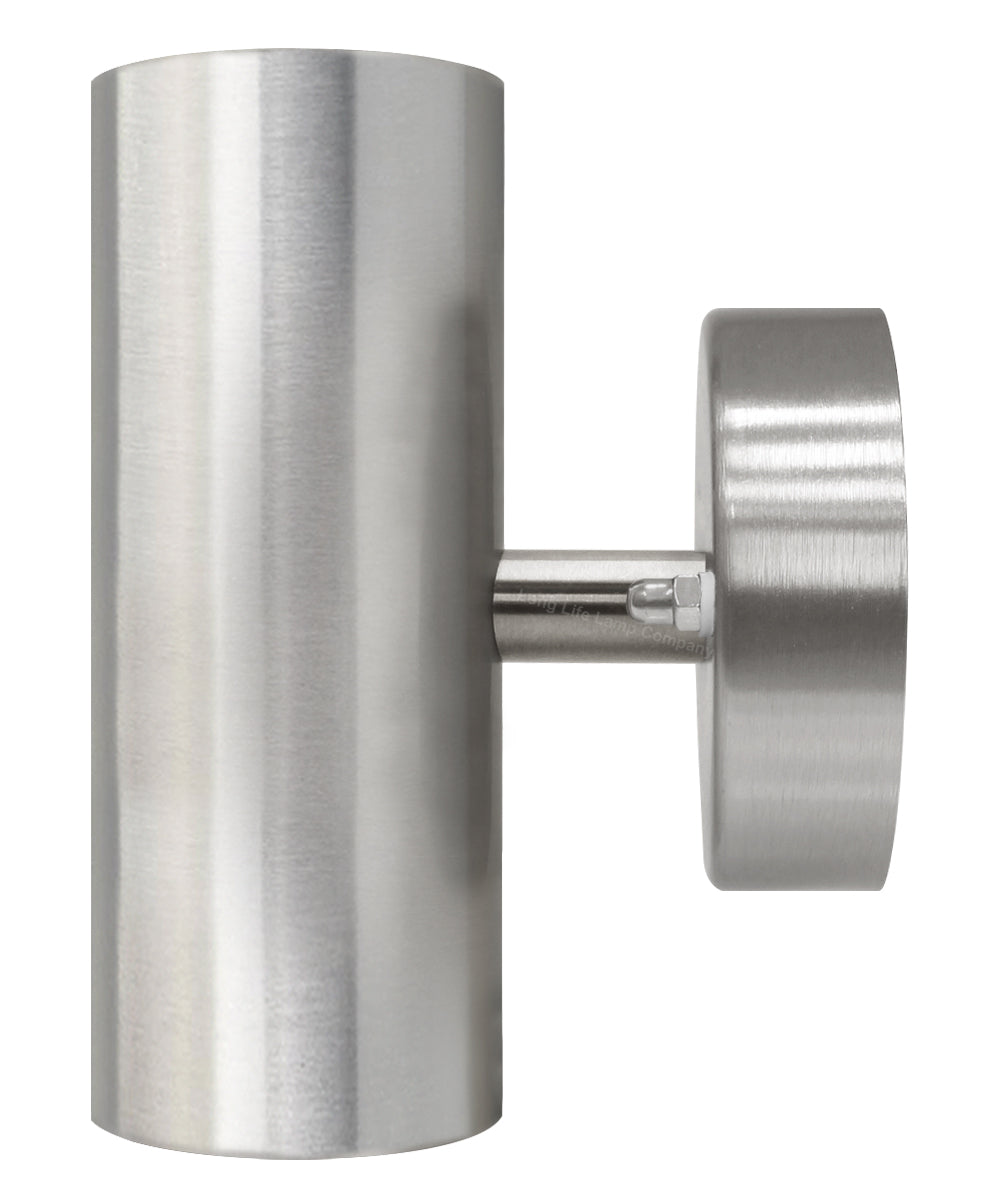 8w Modern Outdoor LED Stainless Steel Double Wall Light Cool White - Free delivery on all orders