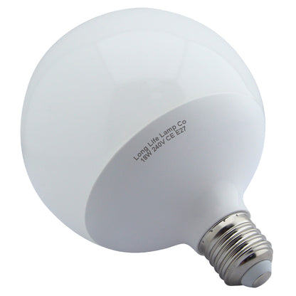 18w Round LED Globe Bulb E27 Edison Screw Base Warm White Equivalent to 162w