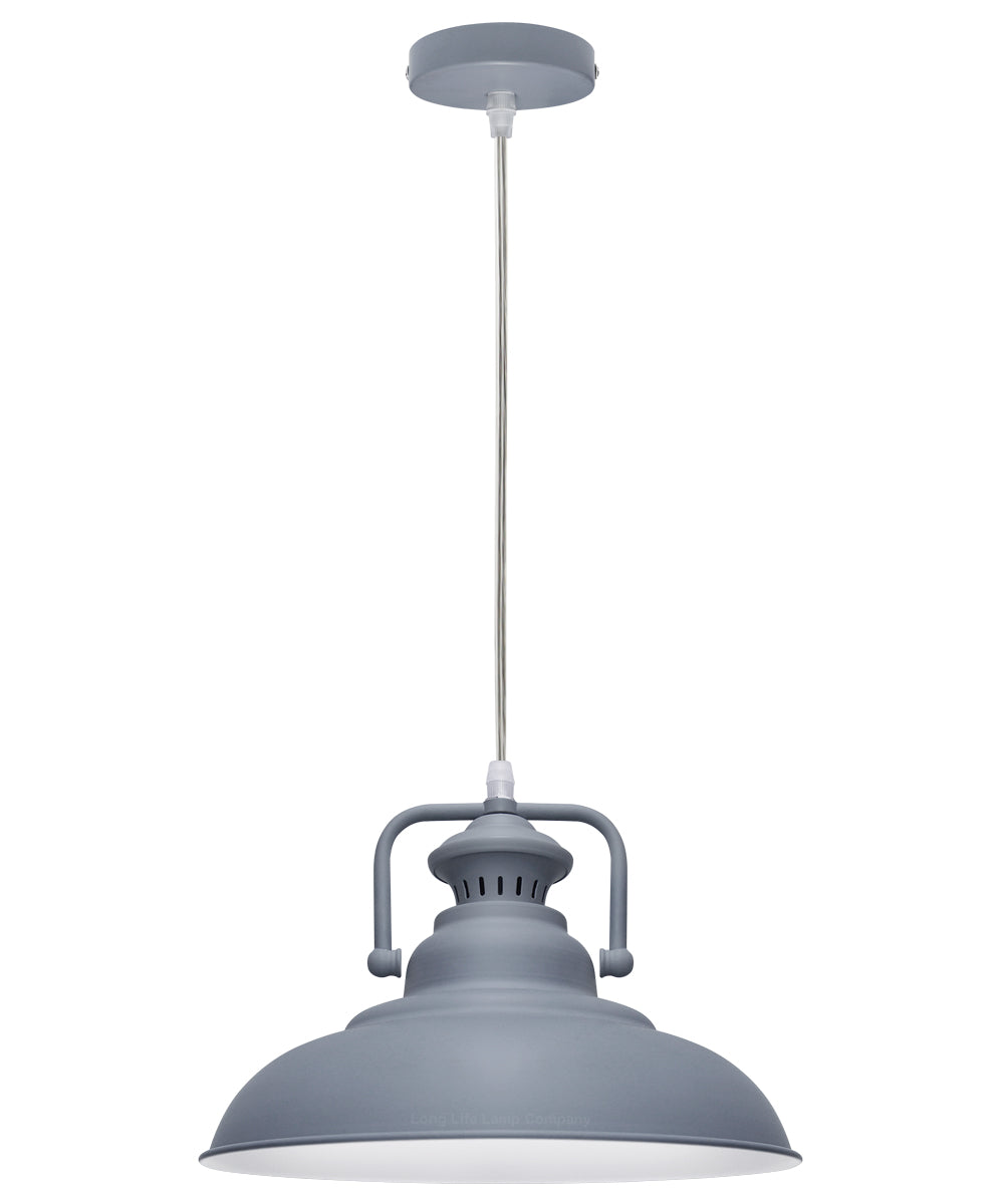 Metal Ceiling Pendant Shade Modern Grey - Free delivery on all orders