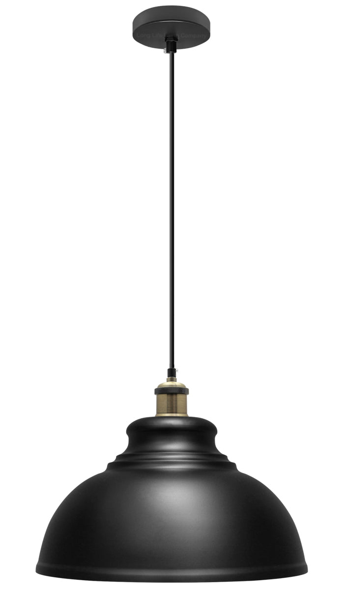 Vintage Industrial Black Metal Ceiling Pendant Light M0138