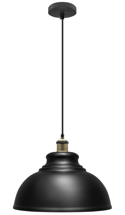 Vintage Industrial Black Metal Ceiling Pendant Light M0138