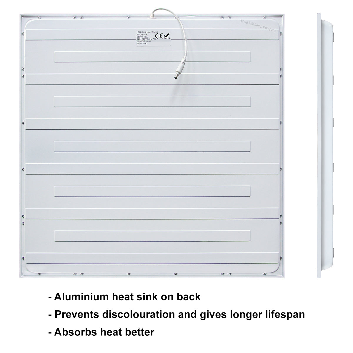 48W Ceiling Suspended Recessed LED Panel Light 600 x 600 Back Light Office Tiles - Free delivery on all orders