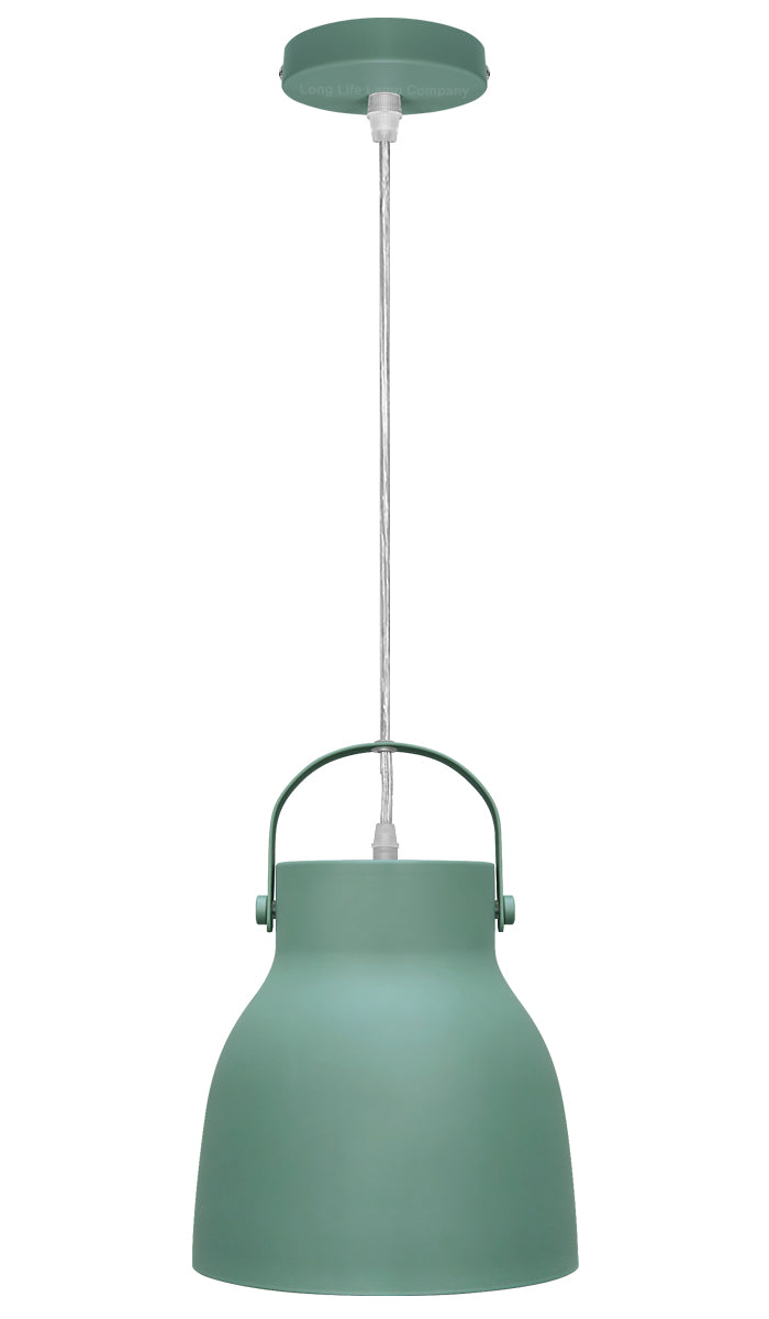 Modern Ceiling Pendant Light Green Shade M0150 - Free delivery on all orders