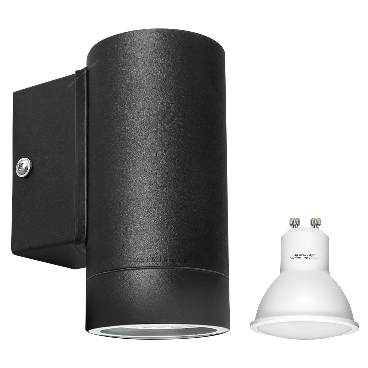 4w, 5w, 6w Black Stainless Steel Single Outdoor Wall Light IP65 - Energy Light Bulbs - Free delivery on all orders