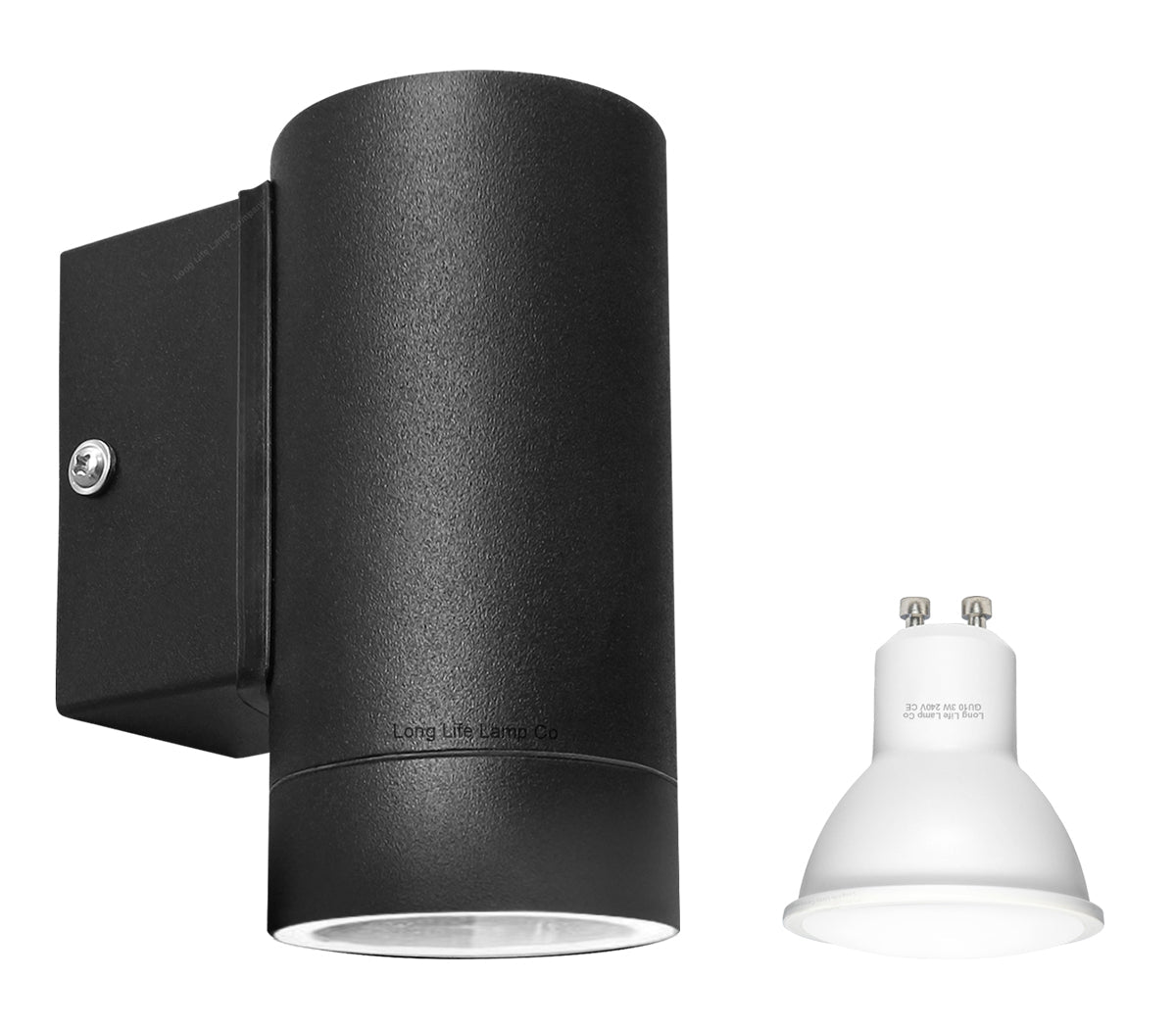4w, 5w, 6w Black Stainless Steel Single Outdoor Wall Light IP65 - Energy Light Bulbs - Free delivery on all orders