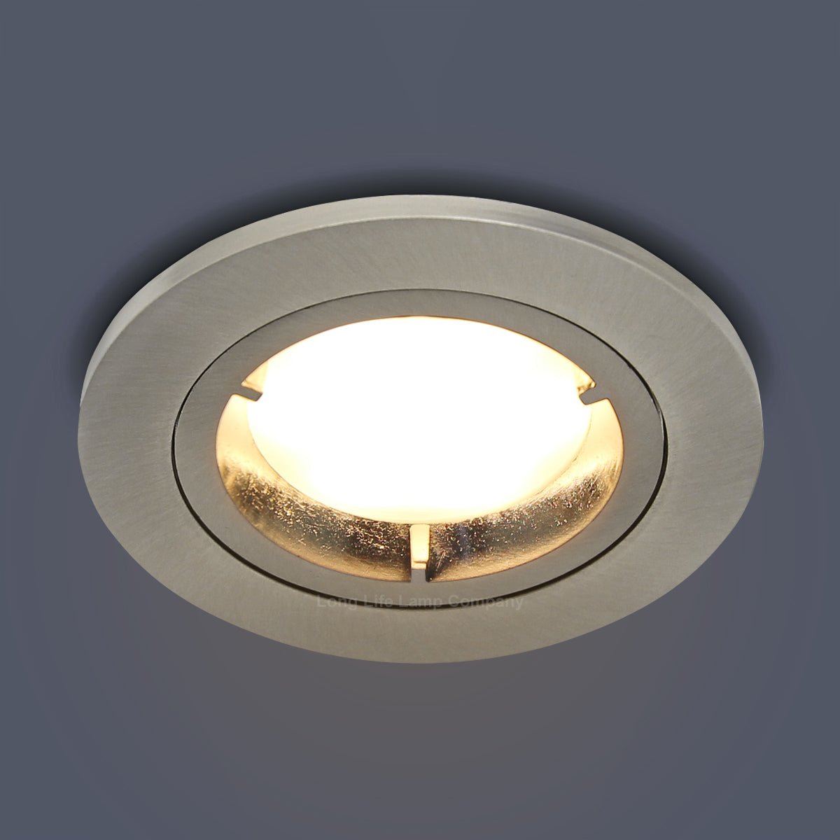 4w 5w 6w Brushed Chrome Fixed LED Fire Rated Downlight - Energy Light Bulbs - Free delivery on all orders