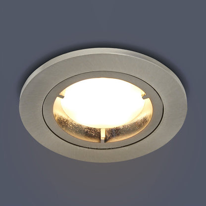 4w 5w 6w Brushed Chrome Fixed LED Fire Rated Downlight - Energy Light Bulbs - Free delivery on all orders