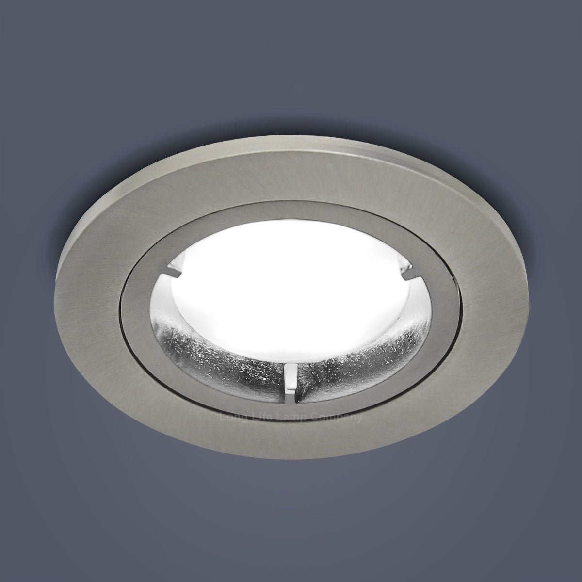 4w 5w 6w Brushed Chrome Fixed LED Fire Rated Downlight - Energy Light Bulbs - Free delivery on all orders