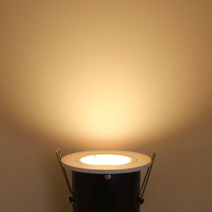 4w 5w 6w White Fixed LED Fire Rated Downlight - Energy Light Bulbs - Free delivery on all orders