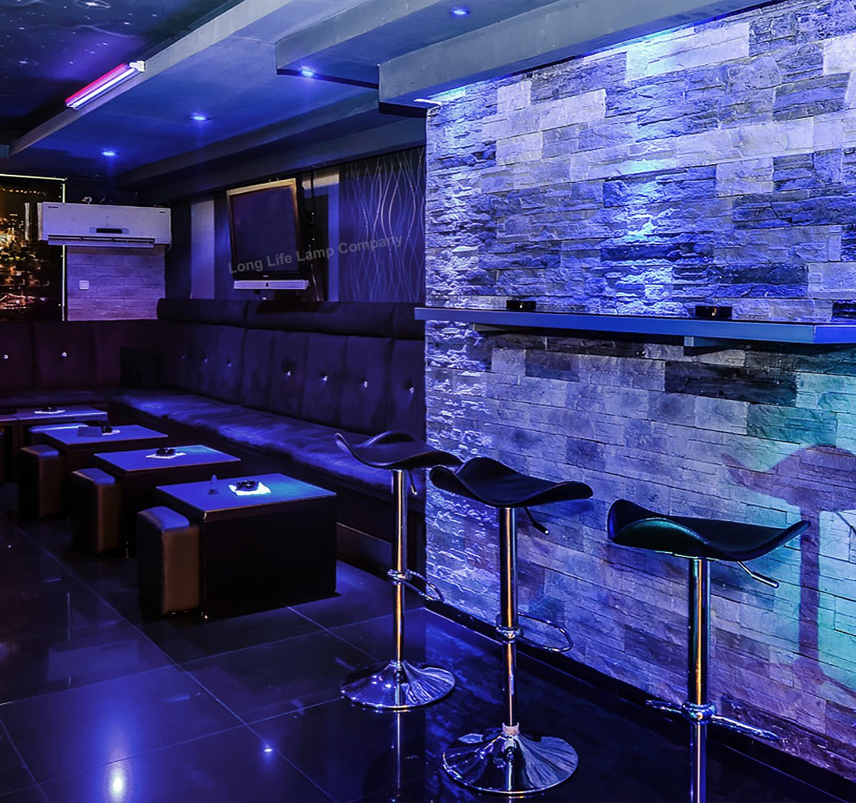 4w Blue GU10 LED Colour Light Bulb - Energy Light Bulbs - Free delivery on all orders