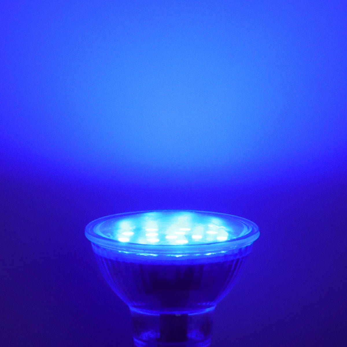4w Blue GU10 LED Colour Light Bulb - Energy Light Bulbs - Free delivery on all orders