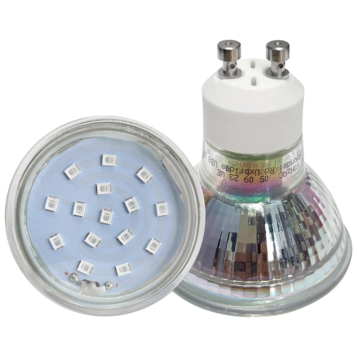 4w Blue GU10 LED Colour Light Bulb - Energy Light Bulbs - Free delivery on all orders