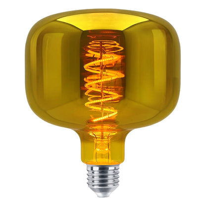 4w Coil LED Filament Light Bulb E27 Gold Mirror Glass Decorative Lamp - Energy Light Bulbs - Free delivery on all orders