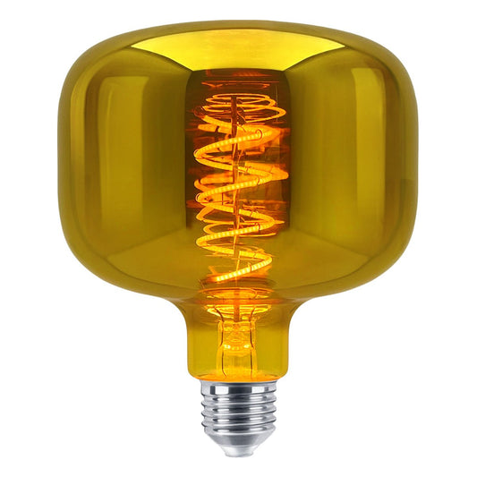 4w Coil LED Filament Light Bulb E27 Gold Mirror Glass Decorative Lamp - Energy Light Bulbs - Free delivery on all orders