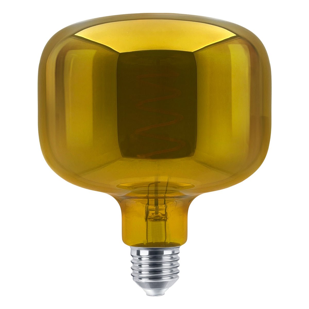 4w Coil LED Filament Light Bulb E27 Gold Mirror Glass Decorative Lamp - Energy Light Bulbs - Free delivery on all orders