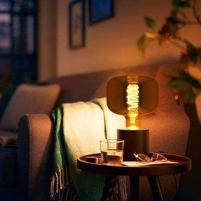 4w Coil LED Filament Light Bulb E27 Gold Mirror Glass Decorative Lamp - Energy Light Bulbs - Free delivery on all orders