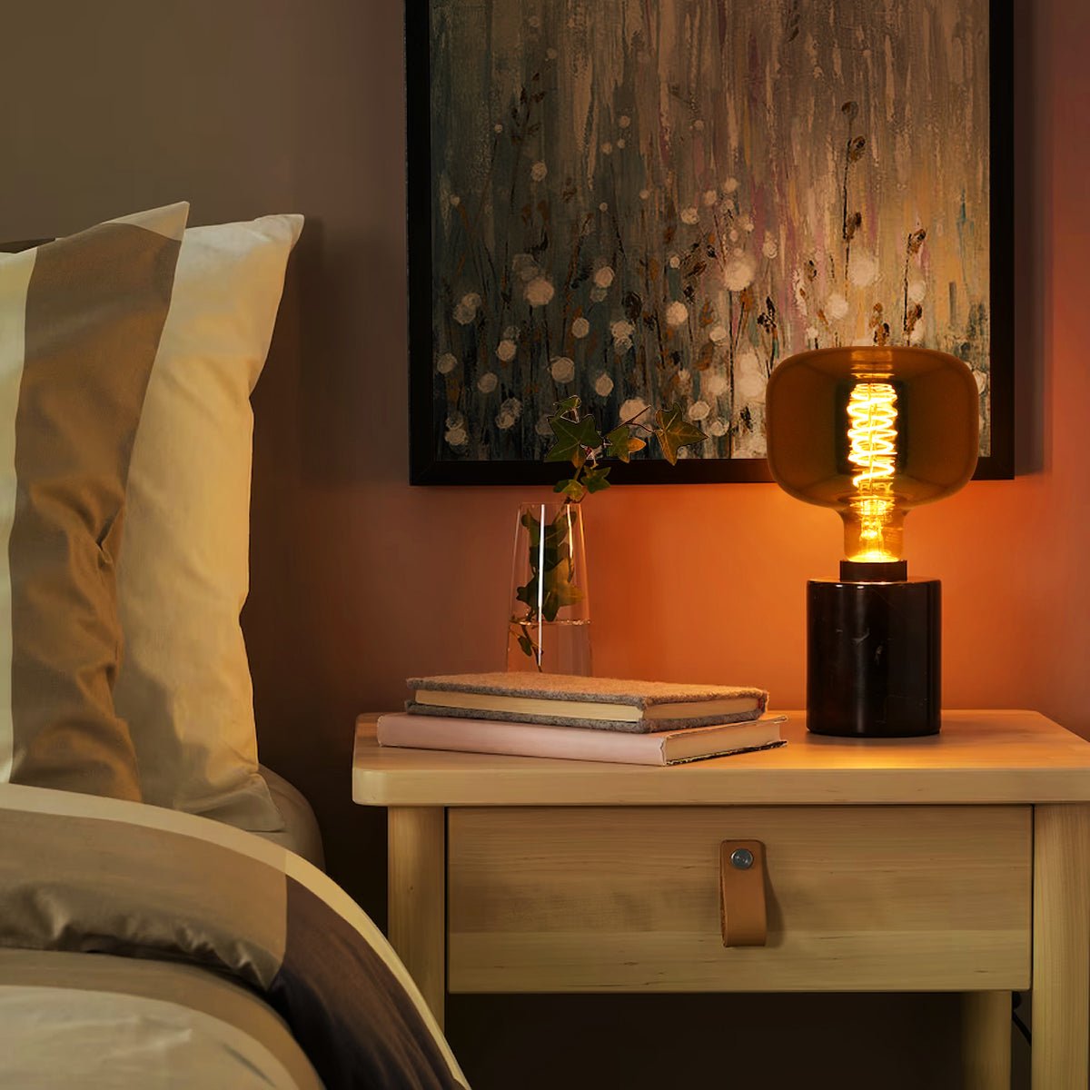 4w Coil LED Filament Light Bulb E27 Gold Mirror Glass Decorative Lamp - Energy Light Bulbs - Free delivery on all orders
