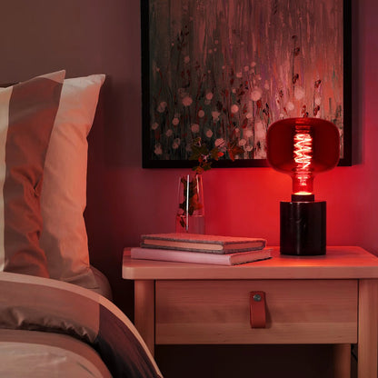 4w Coil LED Filament Light Bulb E27 Red Mirror Glass Decorative Lamp - Energy Light Bulbs - Free delivery on all orders
