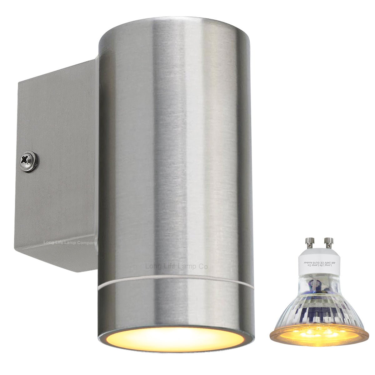 4w Coloured Single LED Wall Down Light Blue, Red, Green, Yellow - Energy Light Bulbs - Free delivery on all orders