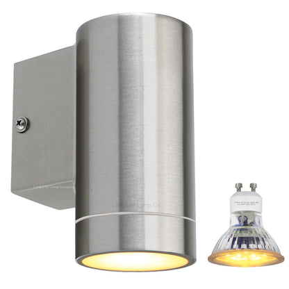4w Coloured Single LED Wall Down Light Blue, Red, Green, Yellow - Energy Light Bulbs - Free delivery on all orders