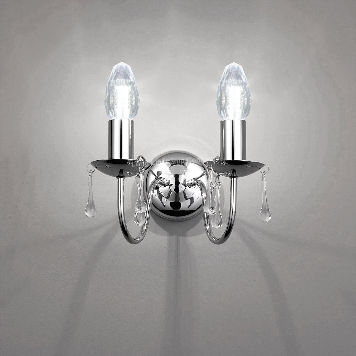 4w Crystal LED Candle Bulb E14 Cool White - Energy Light Bulbs - Free delivery on all orders