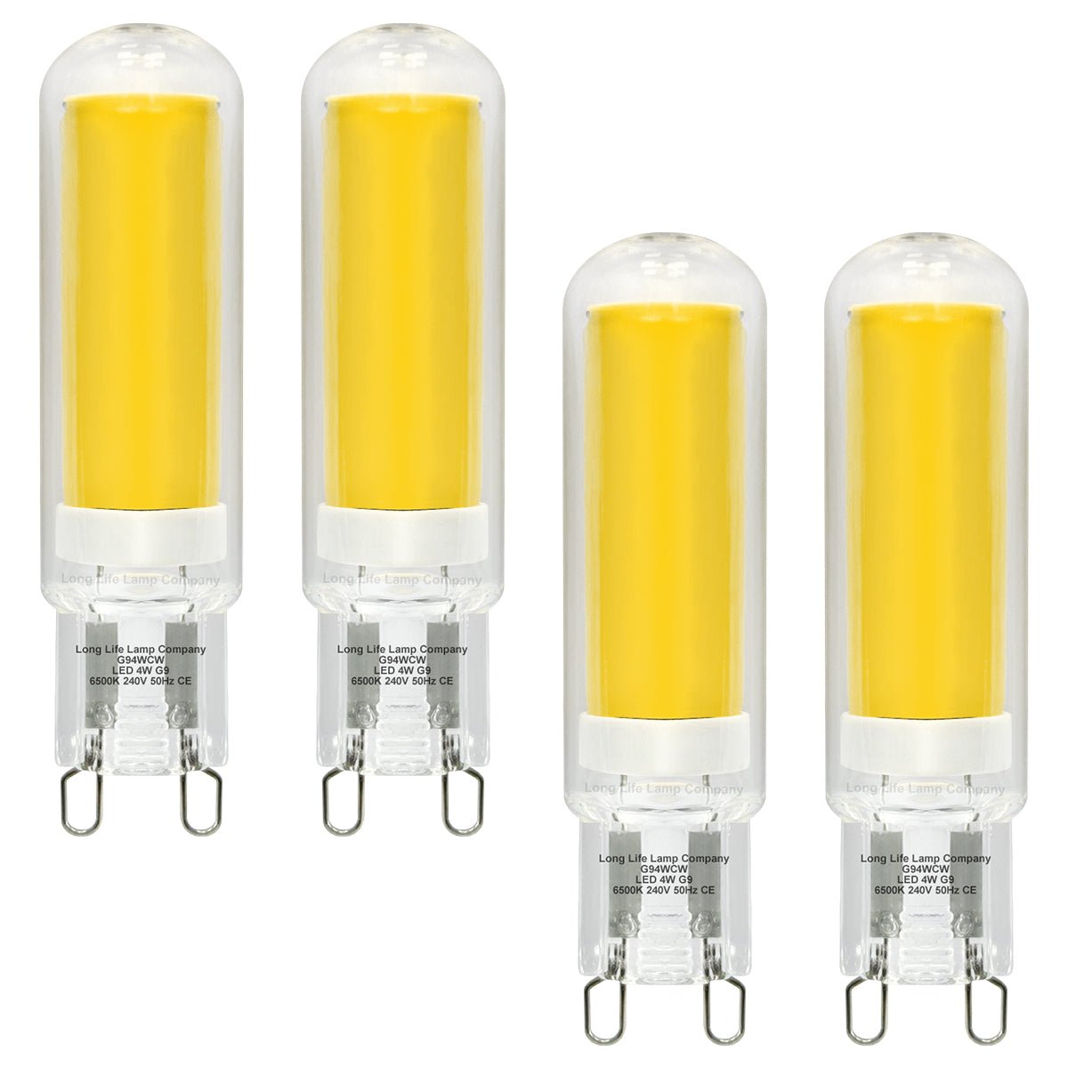 4w G9 LED Bulbs Cool White 40W Equivalent | 2 Bulbs or 4 Bulbs - Energy Light Bulbs - Free delivery on all orders