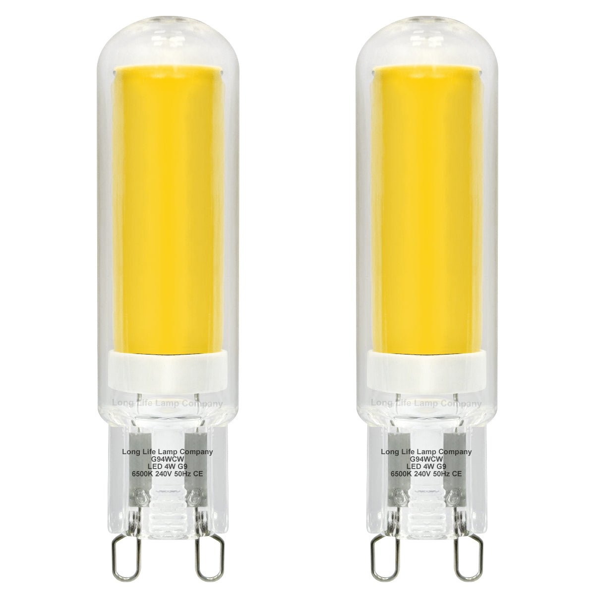 4w G9 LED Bulbs Cool White 40W Equivalent | 2 Bulbs or 4 Bulbs - Energy Light Bulbs - Free delivery on all orders