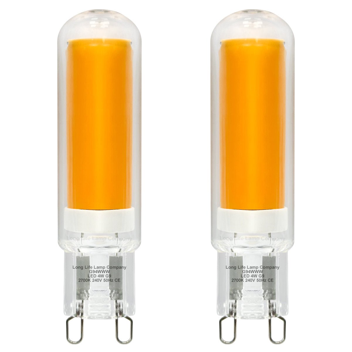 4W G9 LED Bulbs Warm White 40W Equivalent | 2 Bulbs or 4 Bulbs - Energy Light Bulbs - Free delivery on all orders