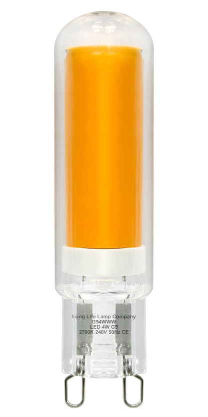 4W G9 LED Bulbs Warm White 40W Equivalent | 2 Bulbs or 4 Bulbs - Energy Light Bulbs - Free delivery on all orders