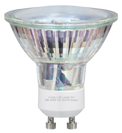 4w Green GU10 LED Colour Light Bulb - Energy Light Bulbs - Free delivery on all orders