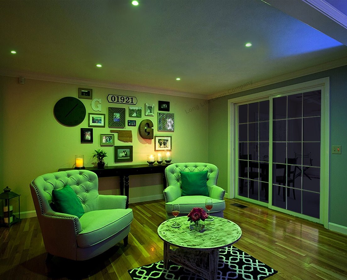 4w Green GU10 LED Colour Light Bulb - Energy Light Bulbs - Free delivery on all orders