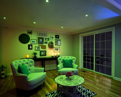 4w Green GU10 LED Colour Light Bulb - Energy Light Bulbs - Free delivery on all orders