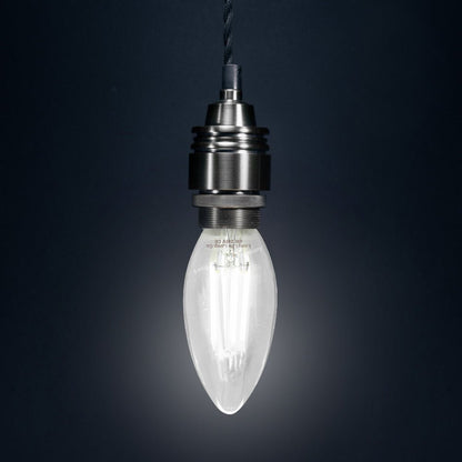 4W LED Candle Light Bulb Cool White 5000K Clear Glass E14 10 Pack - Energy Light Bulbs - Free delivery on all orders