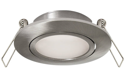 4w LED Ceiling Downlight Brush Chrome Recessed Adjustable Spot Light - Energy Light Bulbs - Free delivery on all orders