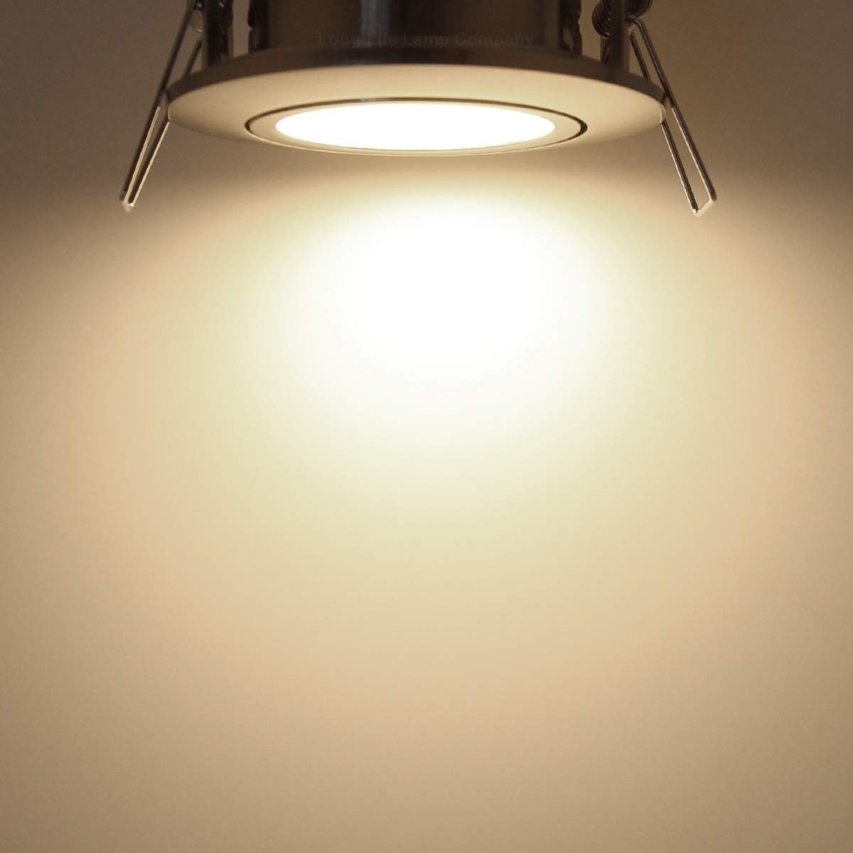 4w LED Ceiling Downlight Brush Chrome Recessed Adjustable Spot Light - Energy Light Bulbs - Free delivery on all orders
