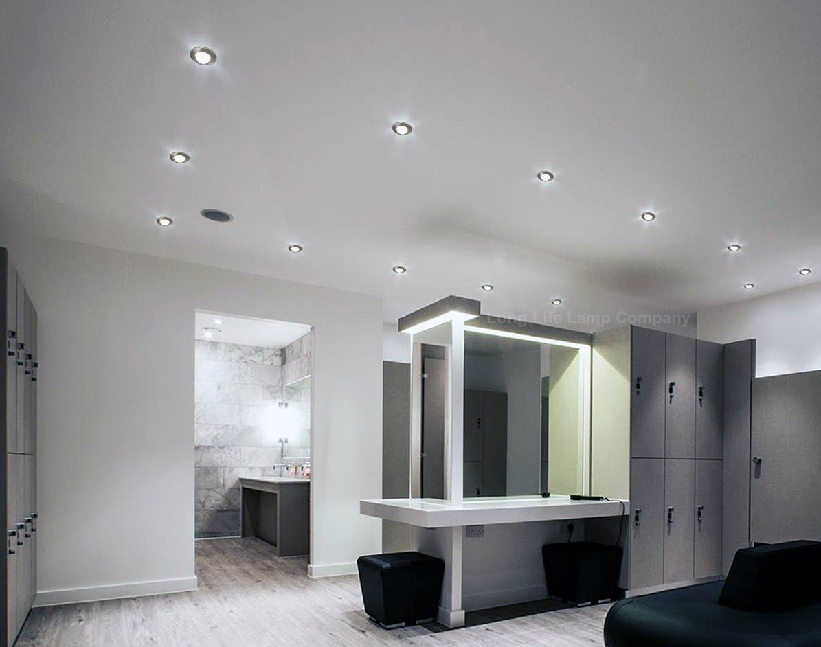 4w LED Ceiling Downlight Brush Chrome Recessed Adjustable Spot Light - Energy Light Bulbs - Free delivery on all orders