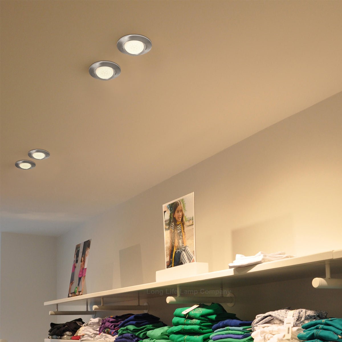 4w LED Ceiling Downlight Brush Chrome Recessed Adjustable Spot Light DBCWW - Free delivery on all orders