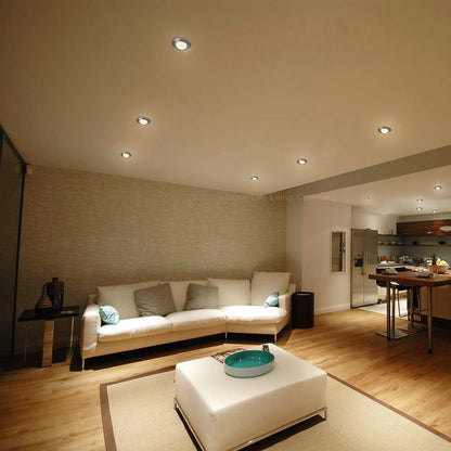 4w LED Ceiling Downlight Brush Chrome Recessed Adjustable Spot Light DBCWW - Free delivery on all orders