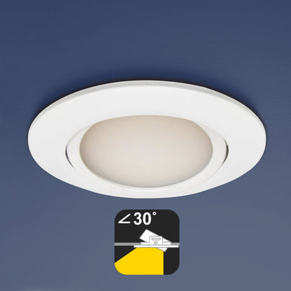 4w LED Ceiling Downlight White Recessed Adjustable Spot Light Warm White DWBWW or Cool White DWBCW - Free delivery on all orders
