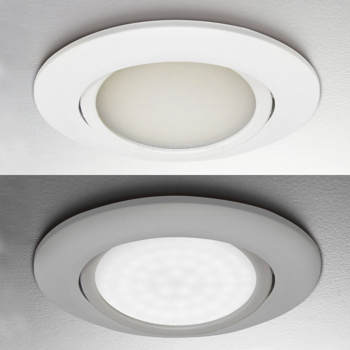 4w LED Ceiling Downlight White Recessed Adjustable Spot Light Warm White DWBWW or Cool White DWBCW - Free delivery on all orders