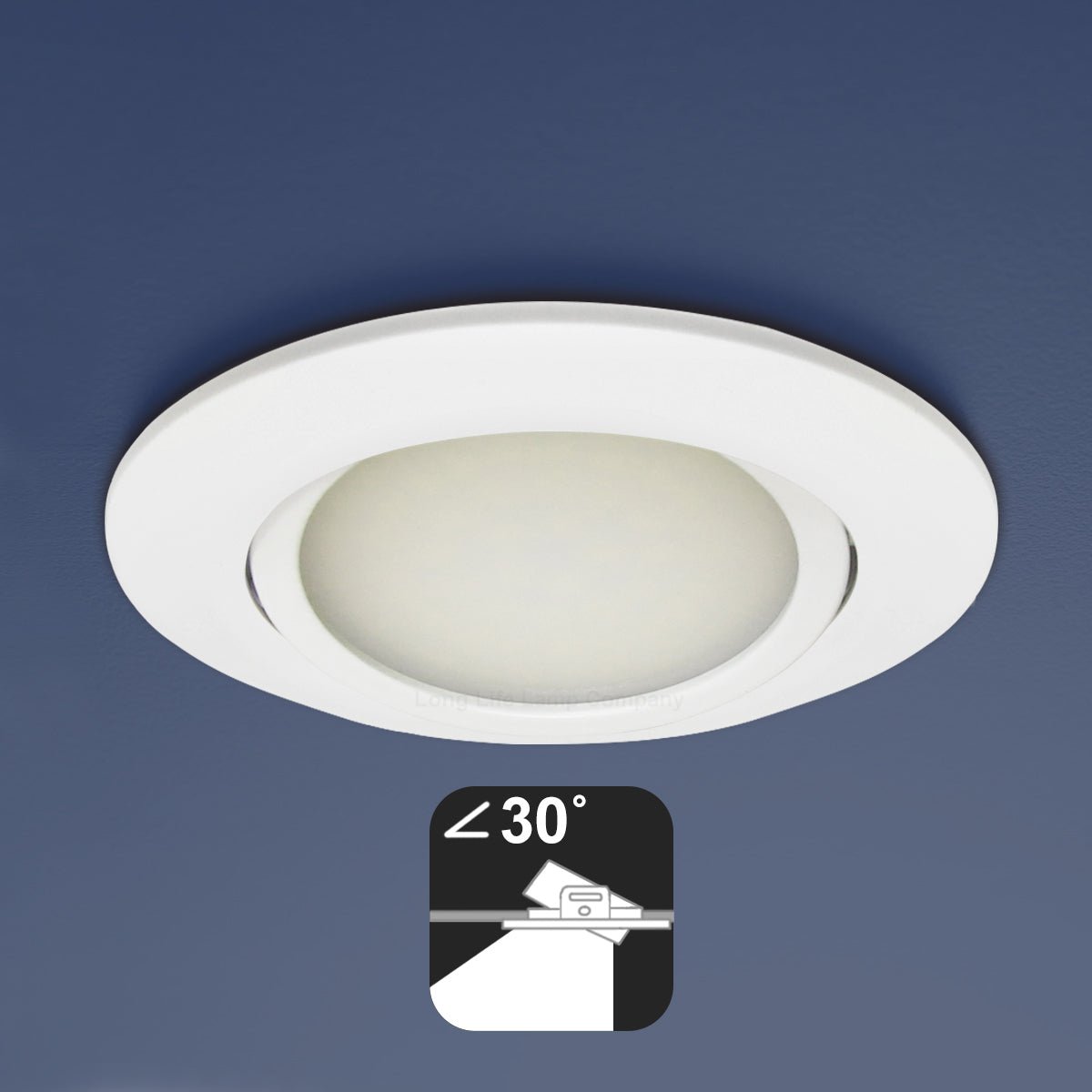 4w LED Ceiling Downlight White Recessed Adjustable Spot Light Warm White DWBWW or Cool White DWBCW - Free delivery on all orders