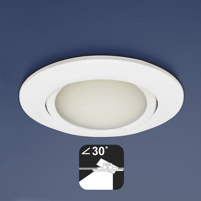 4w LED Ceiling Downlight White Recessed Adjustable Spot Light Warm White DWBWW or Cool White DWBCW - Free delivery on all orders