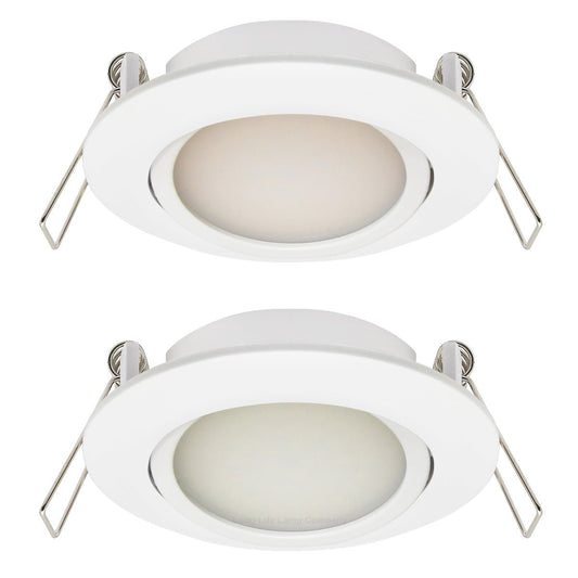 4w LED Ceiling Downlight White Recessed Adjustable Spot Light Warm White DWBWW or Cool White DWBCW - Free delivery on all orders
