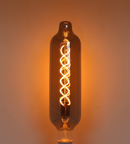 4w LED Coil Bottle Light Filament Bulb Glass Smoked Grey Decorative E27 - Energy Light Bulbs - Free delivery on all orders