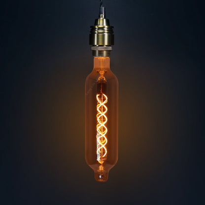 4w LED Coil Bottle Light Filament Bulb Glass Smoked Grey Decorative E27 - Energy Light Bulbs - Free delivery on all orders
