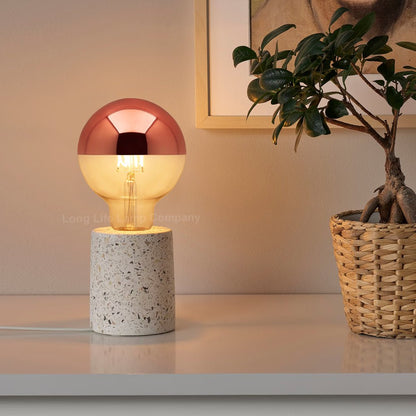 4W LED Crown Copper Light Bulb Mirror Top E27 Warm White 2700k - Energy Light Bulbs - Free delivery on all orders