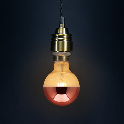 4W LED Crown Copper Light Bulb Mirror Top E27 Warm White 2700k - Energy Light Bulbs - Free delivery on all orders
