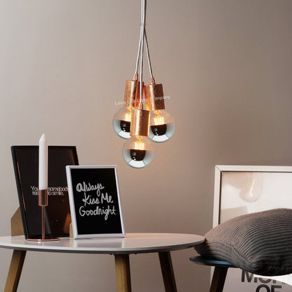 4w LED Crown Silver Light Bulb Mirror Top B22 Warm White - Energy Light Bulbs - Free delivery on all orders