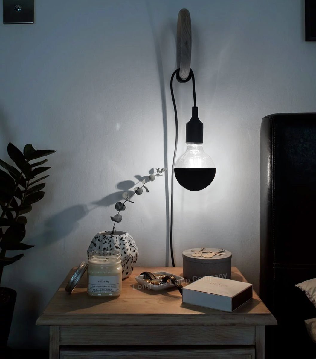 4W LED Crown Top Light Bulb Matte Black E27 Cool White 6500k - Energy Light Bulbs - Free delivery on all orders