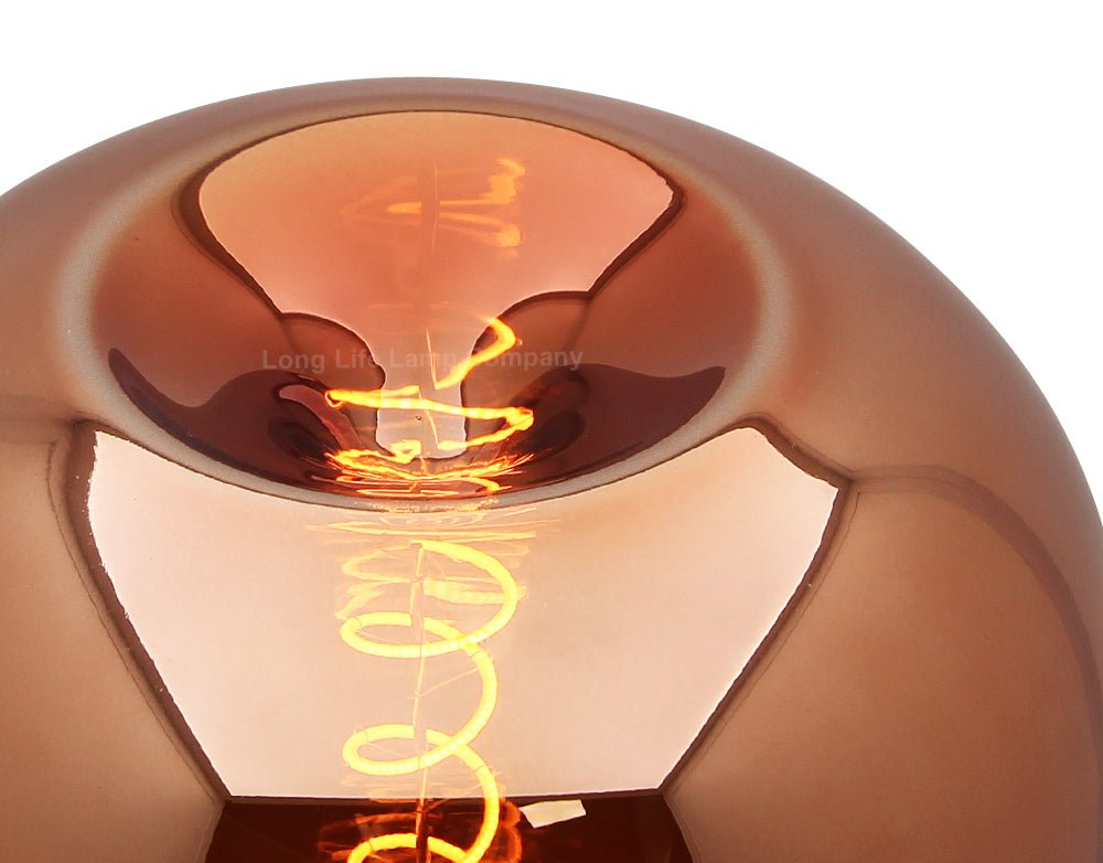 4w LED Decorative Metallic Glass Apple Copper Coil Filament Light Bulb E27 - Energy Light Bulbs - Free delivery on all orders